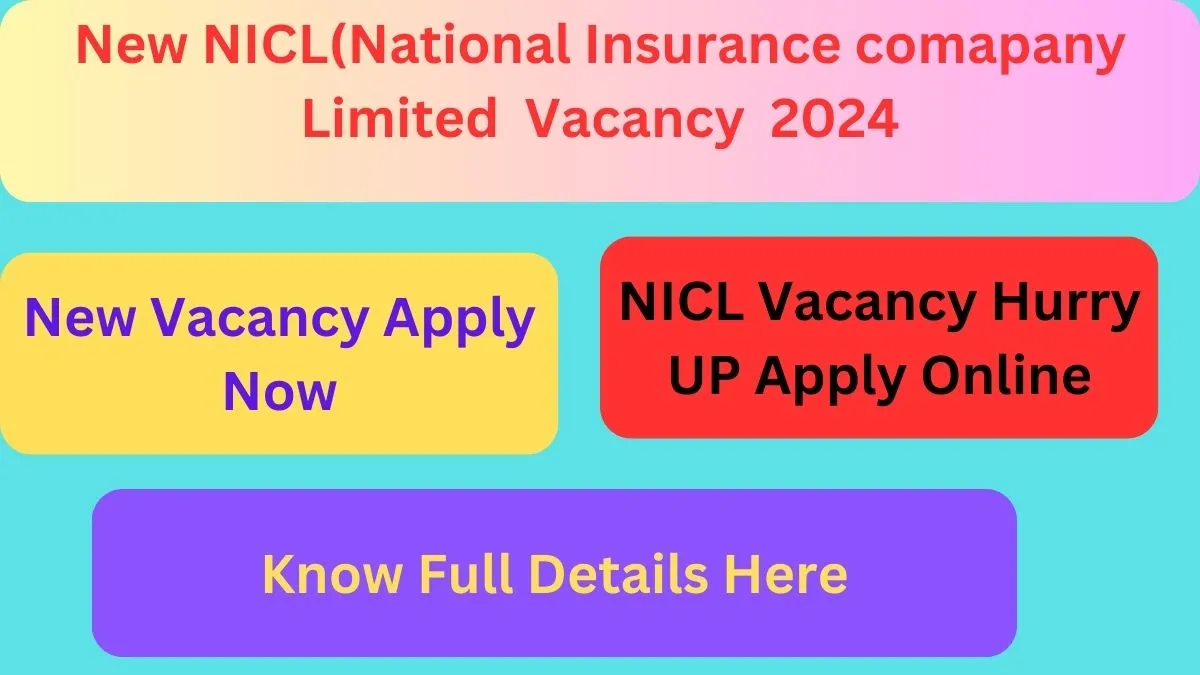 NICL Apply online 2024