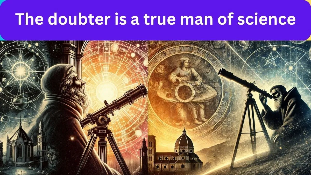 The doubter is a true man of science