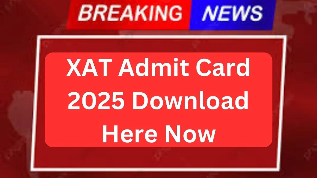 XAT Admit Card 2025